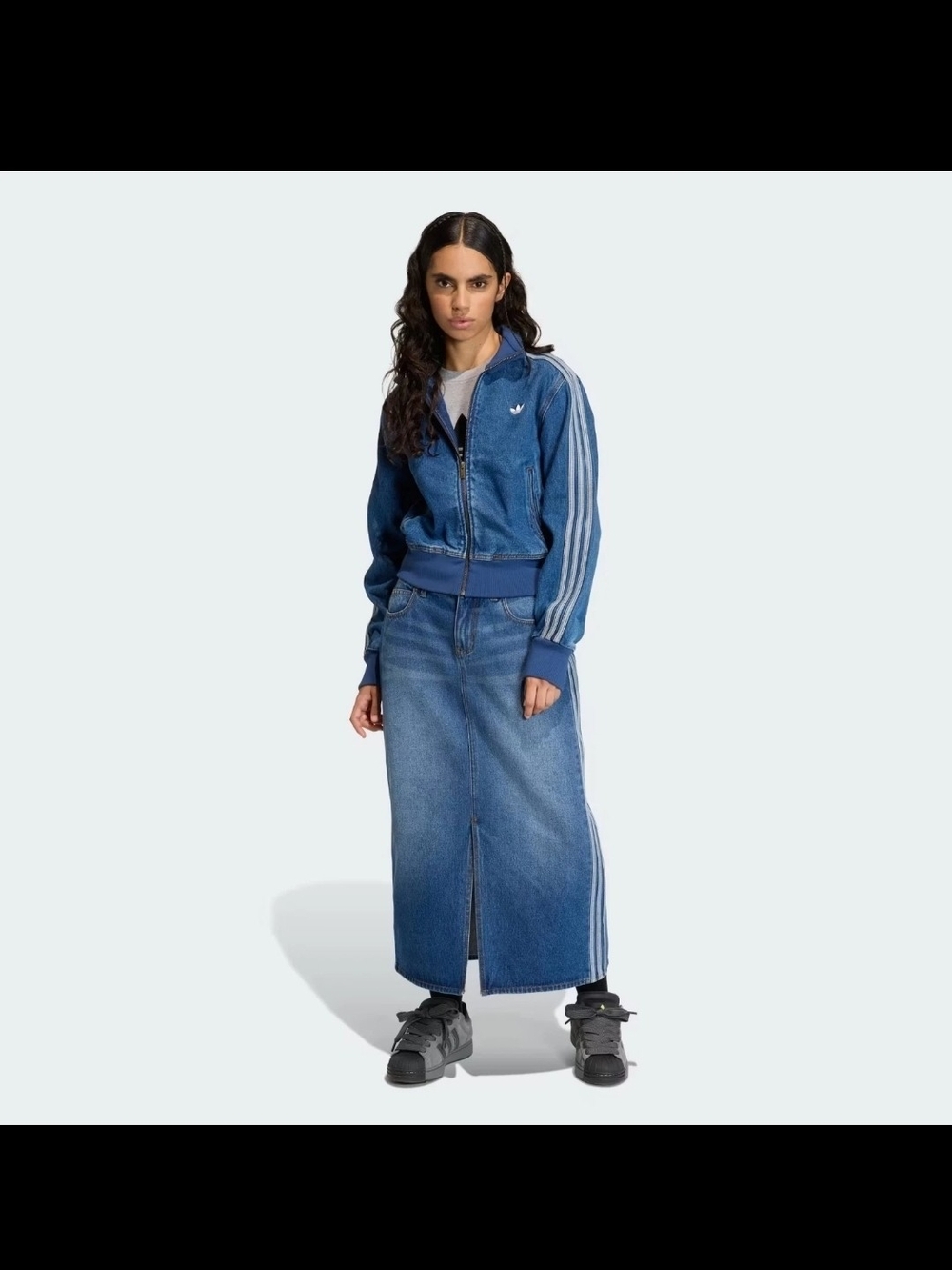 SOLD!!! Adidas Firebird Denim Jacket - Picture 4 of 8